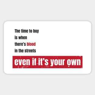 Success Mindset for Investors: Investor Inspiration Quote Sticker